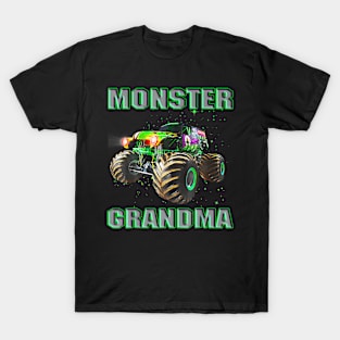 Monster Truck Grandma Monster Truck Are My Jam Truck Lovers T-Shirt